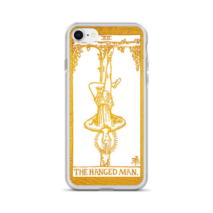 The Hanged Man Golden iPhone Case - Apollo Tarot