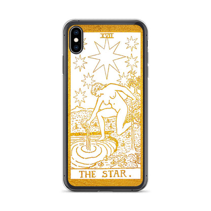 The Star Golden iPhone Case - Apollo Tarot