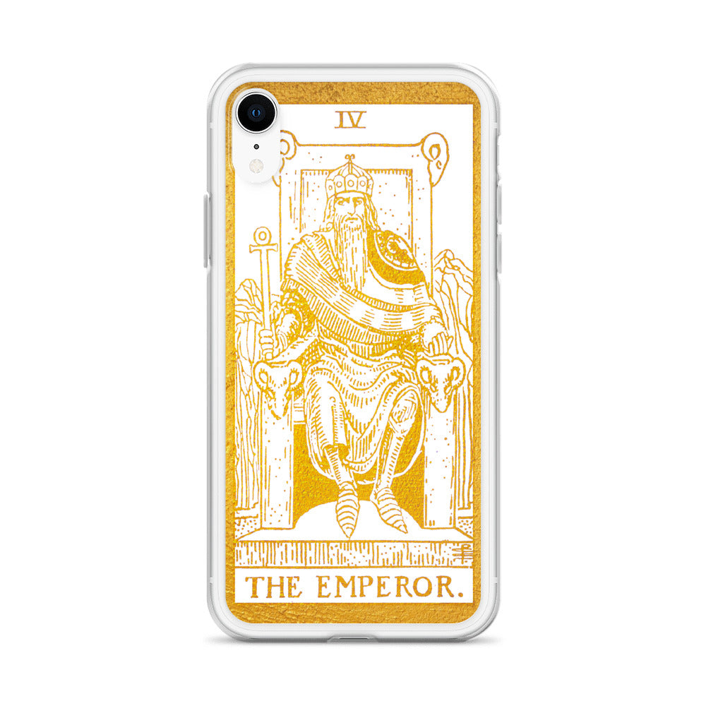 The Emperor Golden Iphone Case - Apollo Tarot