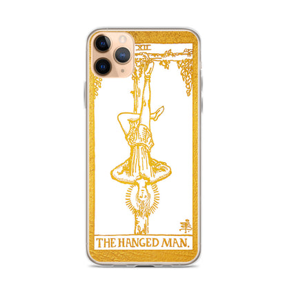 The Hanged Man Golden iPhone Case - Apollo Tarot