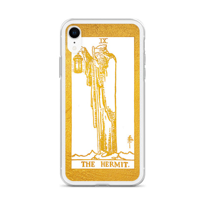 The Hermit Golden iPhone Case - Apollo Tarot