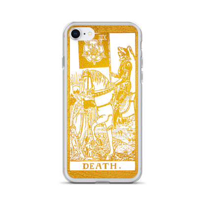 Death Golden iPhone Case - Apollo Tarot