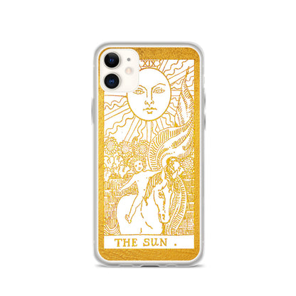 The Sun Golden iPhone Case - Apollo Tarot