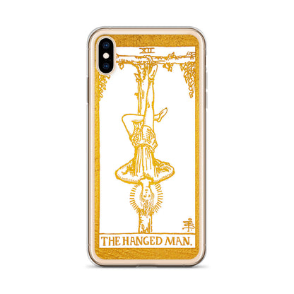 The Hanged Man Golden iPhone Case - Apollo Tarot