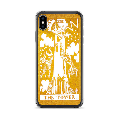 The Tower Golden iPhone Case - Apollo Tarot