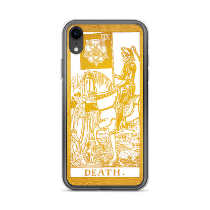 Death Golden iPhone Case - Apollo Tarot