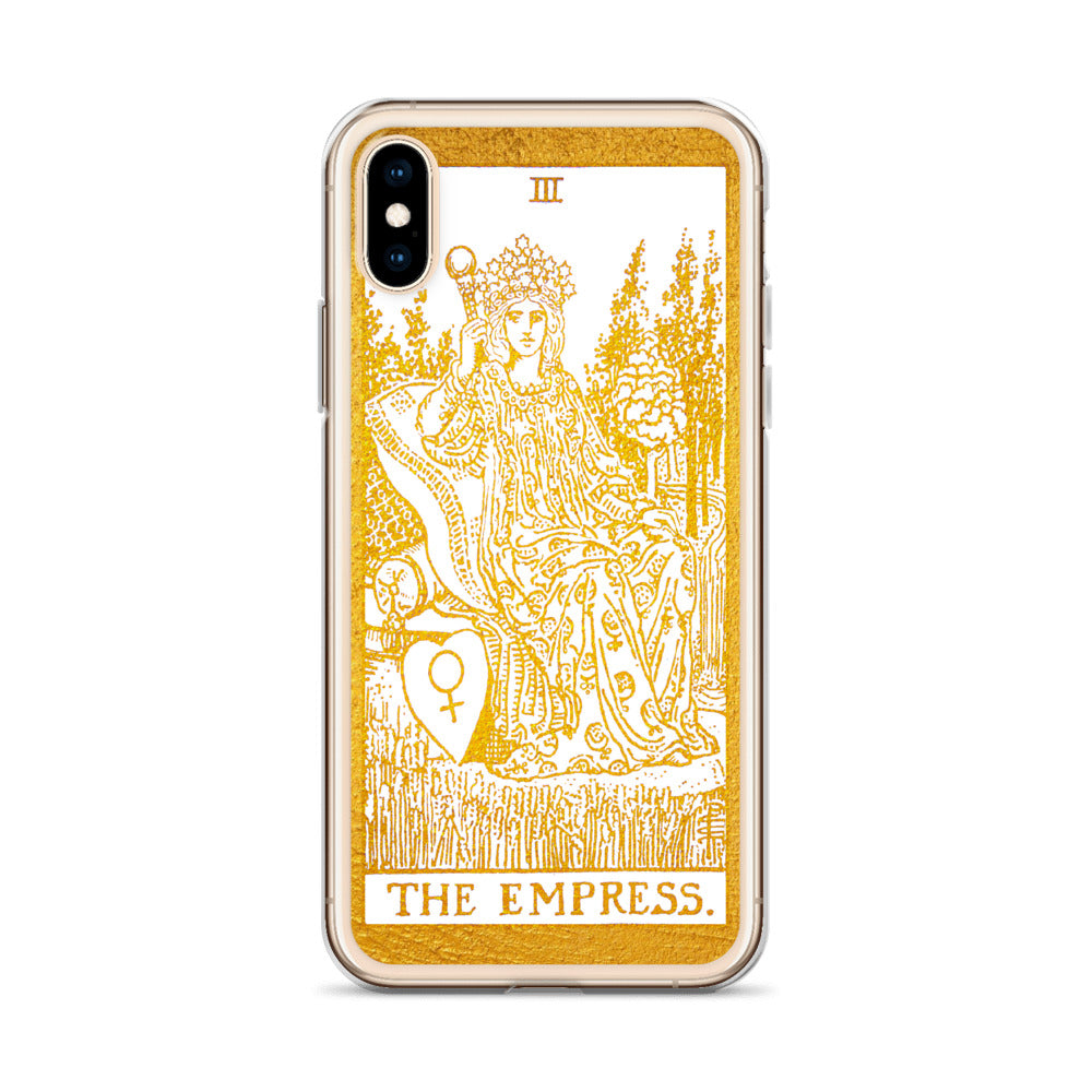 The Empress Golden Iphone Case - Apollo Tarot
