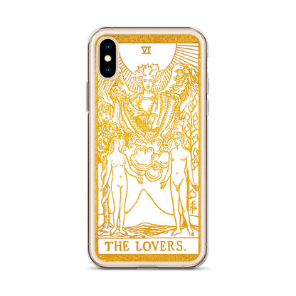 The Lovers Golden iPhone Case - Apollo Tarot