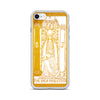 The High Priestess Golden Iphone Case - Apollo Tarot
