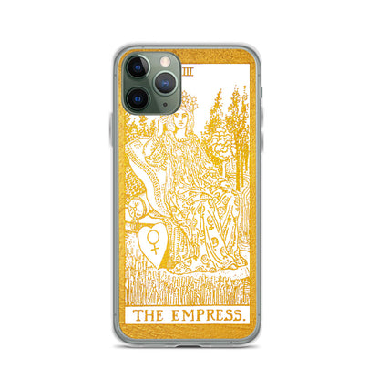 The Empress Golden Iphone Case - Apollo Tarot