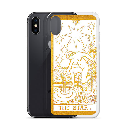 The Star Golden iPhone Case - Apollo Tarot