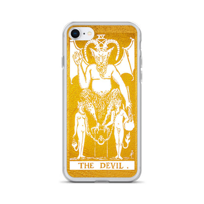 The Devil Golden iPhone Case - Apollo Tarot