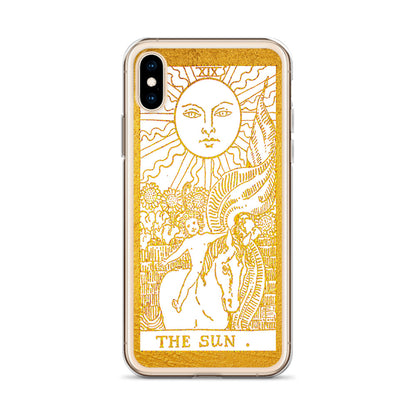 The Sun Golden iPhone Case - Apollo Tarot