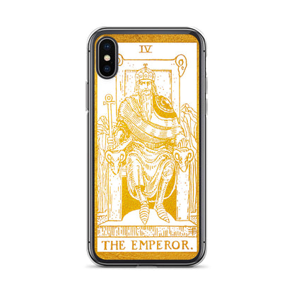 The Emperor Golden Iphone Case - Apollo Tarot