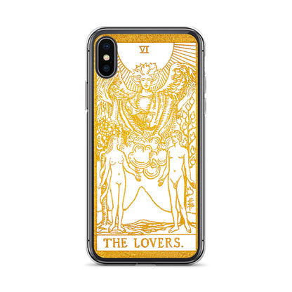 The Lovers Golden iPhone Case - Apollo Tarot