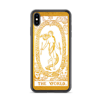 The World Golden iPhone Case - Apollo Tarot