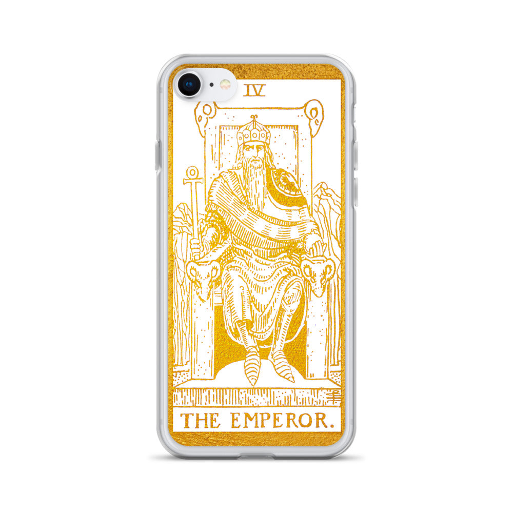The Emperor Golden Iphone Case - Apollo Tarot