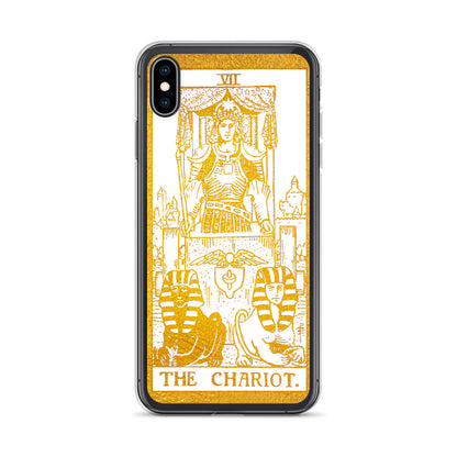 The Chariot Golden iPhone Case - Apollo Tarot