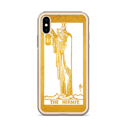 The Hermit Golden iPhone Case - Apollo Tarot