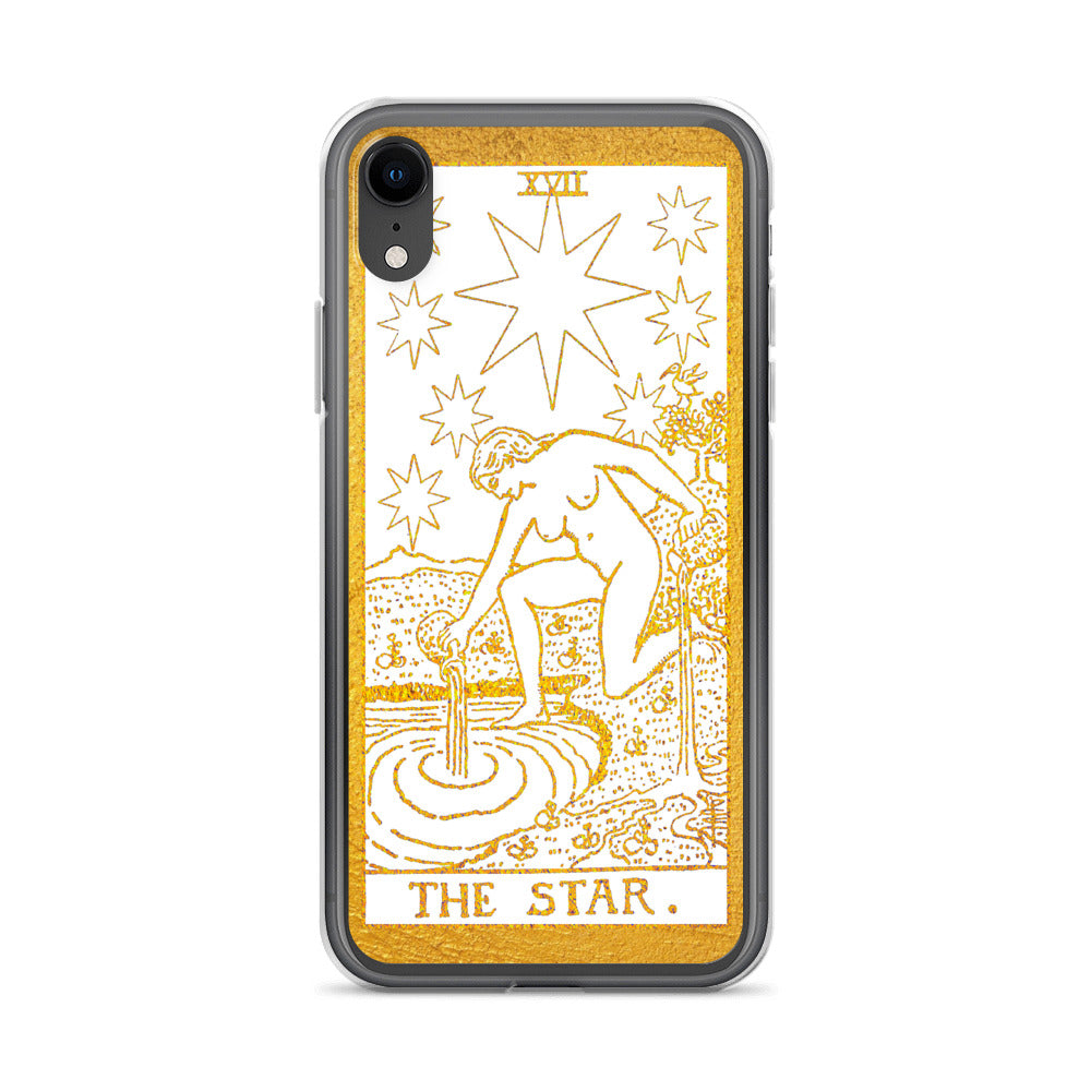 The Star Golden iPhone Case - Apollo Tarot