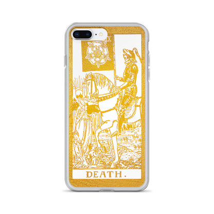 Death Golden iPhone Case - Apollo Tarot