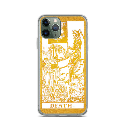 Death Golden iPhone Case - Apollo Tarot