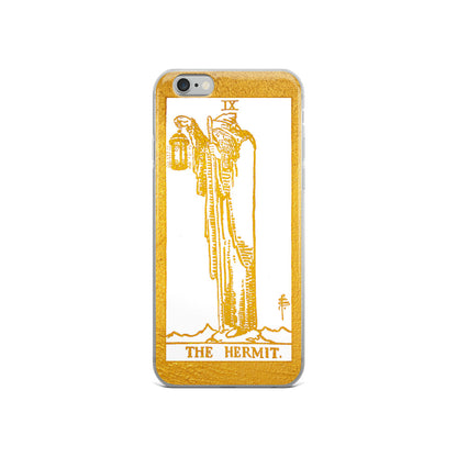 The Hermit Golden iPhone Case - Apollo Tarot