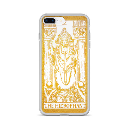 The Hierophant Golden Iphone Case - Apollo Tarot