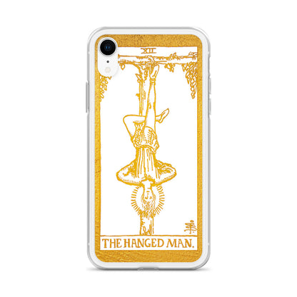 The Hanged Man Golden iPhone Case - Apollo Tarot