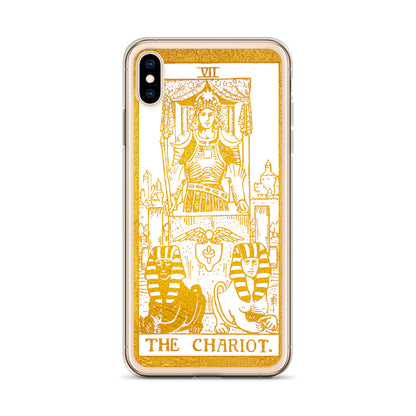 The Chariot Golden iPhone Case - Apollo Tarot