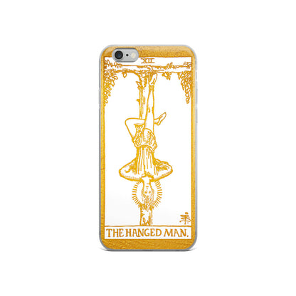 The Hanged Man Golden iPhone Case - Apollo Tarot