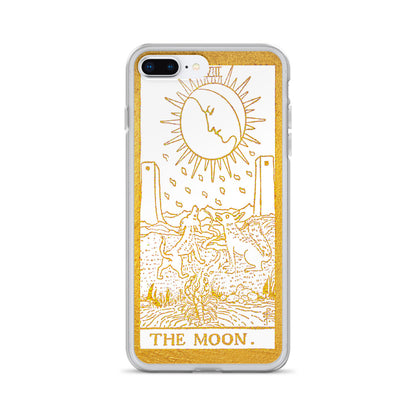 The Moon Golden iPhone Case - Apollo Tarot