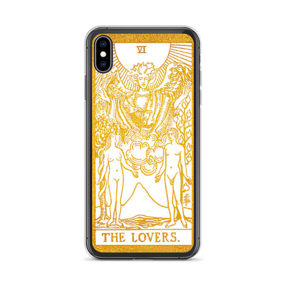 The Lovers Golden iPhone Case - Apollo Tarot