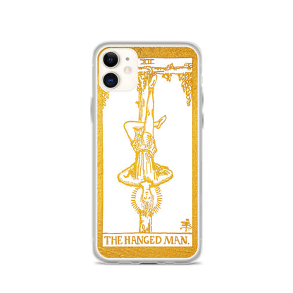 The Hanged Man Golden iPhone Case - Apollo Tarot