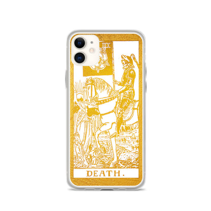 Death Golden iPhone Case - Apollo Tarot