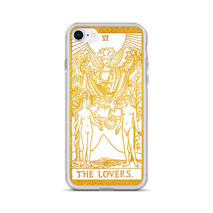 The Lovers Golden iPhone Case - Apollo Tarot