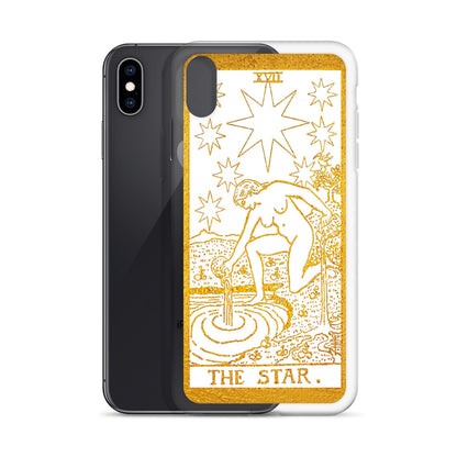 The Star Golden iPhone Case - Apollo Tarot