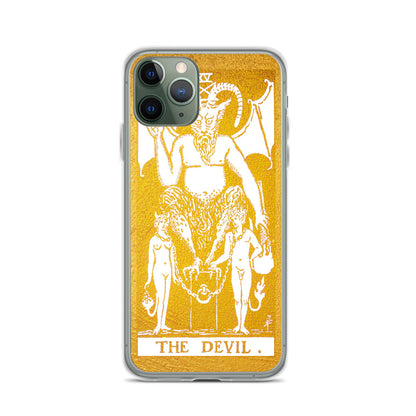 The Devil Golden iPhone Case - Apollo Tarot