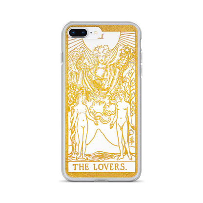 The Lovers Golden iPhone Case - Apollo Tarot