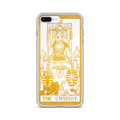 The Chariot Golden iPhone Case - Apollo Tarot