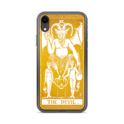 The Devil Golden iPhone Case - Apollo Tarot