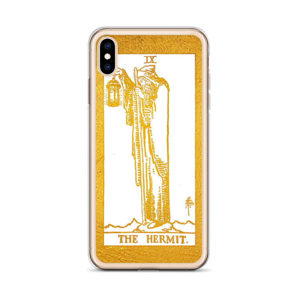 The Hermit Golden iPhone Case - Apollo Tarot