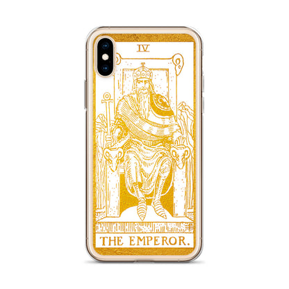 The Emperor Golden Iphone Case - Apollo Tarot