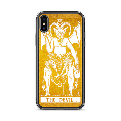 The Devil Golden iPhone Case - Apollo Tarot