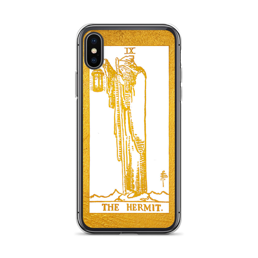 The Hermit Golden iPhone Case - Apollo Tarot