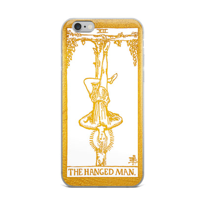 The Hanged Man Golden iPhone Case - Apollo Tarot