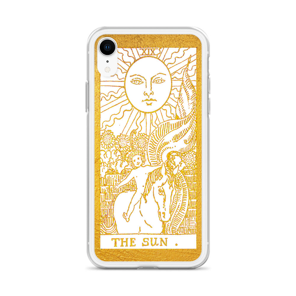 The Sun Golden iPhone Case - Apollo Tarot