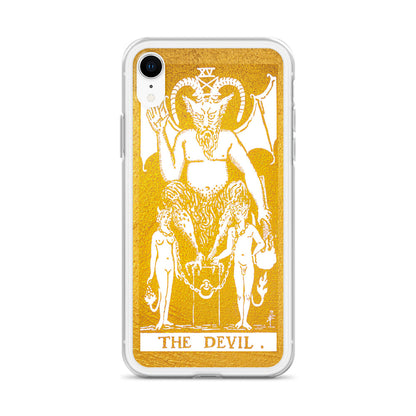 The Devil Golden iPhone Case - Apollo Tarot