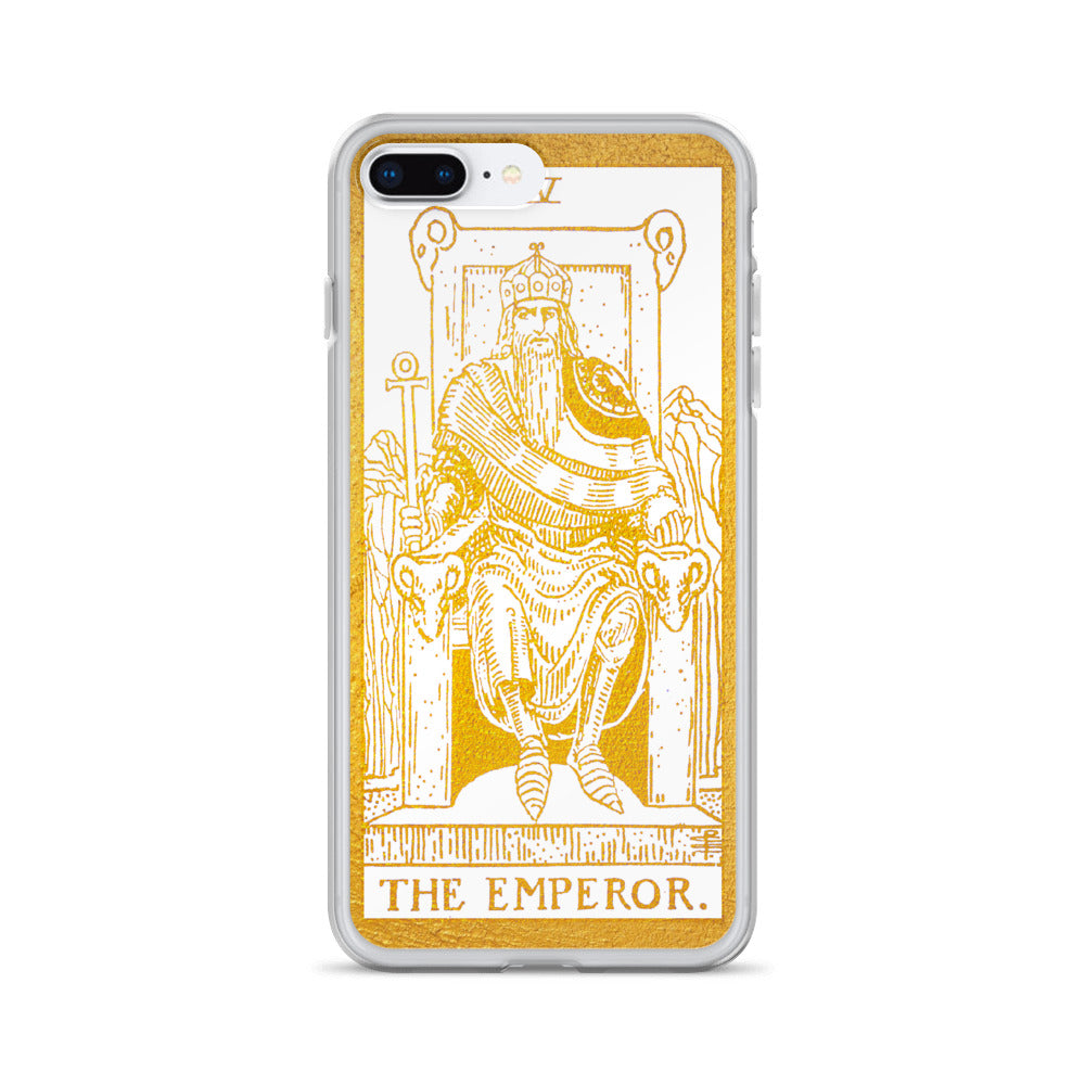 The Emperor Golden Iphone Case - Apollo Tarot