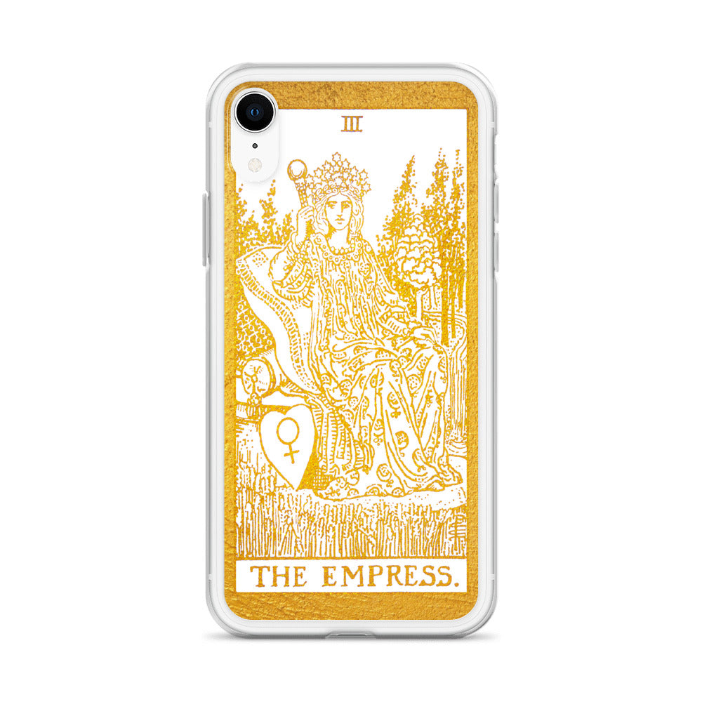 The Empress Golden Iphone Case - Apollo Tarot